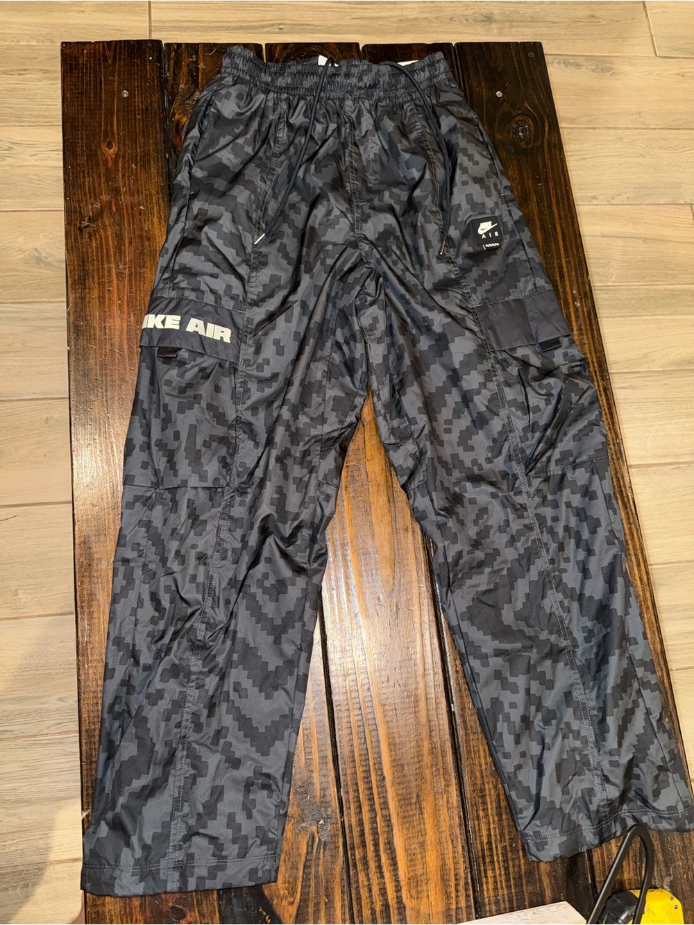 Nike Air Black Pixel Camo Windbreaker Pants